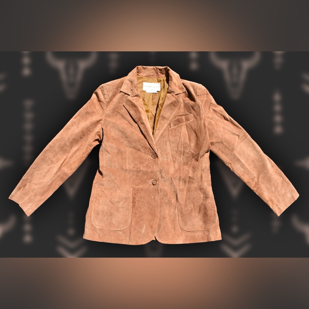 Vintage Margret Godfrey Suede Blazer Sz 12